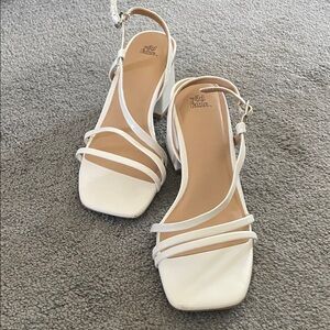 Wild Fable White Strappy Heels